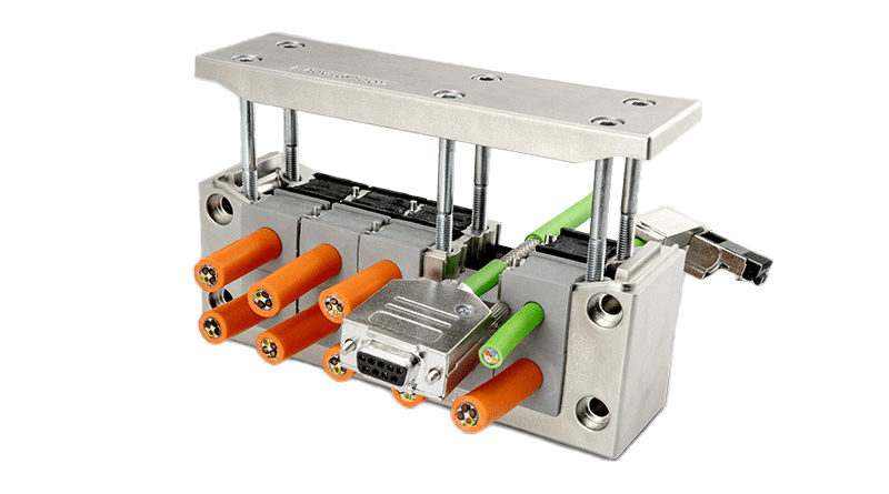 EMC cable entry frames