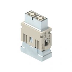 MIXO Megabit krimp 8P+A, 10A, 50V, 2x kabel, Female