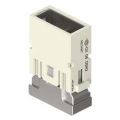 MIXO Megabit krimp 8P, 10A, 50V, 2x kabel, Male