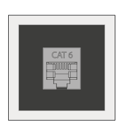 AT-KS-CAT6 tule groot, CAT6 koppeling, IP54