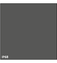 BTG blinde tule, groot, IP54/IP66/IP68, zwart