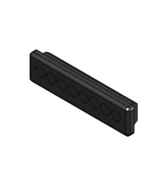 KEL-DP-S 69/8 zwart kabelinv.plug, wand 1.5-2.5mm, IP64