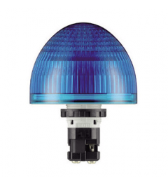 HW led signaallamp 22mm dome 66mm blauw
