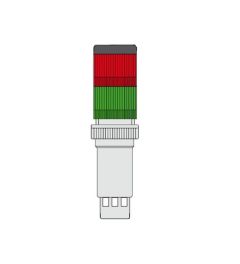 Minitower 22mm 24VDC groen/rood