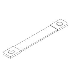 MB150/10/M5 aardlitze 150mm, 10mm², M5