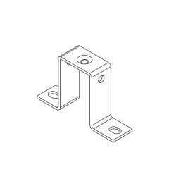 MF-B50 montagebeugel voor 35mm DIN-rails(H)