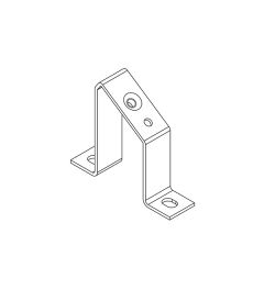 MF-A68 montagebeugel voor 35mm DIN-rails(H)