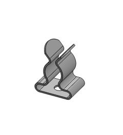 SKL 6-8 mm EMC shield clamp, rivet mounting