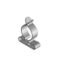 SKL 17-22 mm EMC shield clamp, rivet mounting