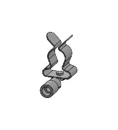 RCL 1.0-2.5mm²/SKL 8-11 EMC schermklem op ringkabelschoen