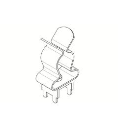 PCB-4-V-6,8/SKL 8-11 mm EMC schermklem voor printplaat