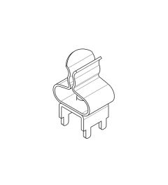 PCB-4-V-6,8/SKL 1.5-3 mm EMC schermklem voor printplaat