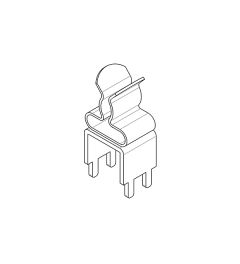 PCB-4-V-12,5/SKL 3-6 mm EMC schermklem voor printplaat
