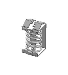 SC/SK 15-32 mm EMC schermklem voor 30mm DIN-rails(C)