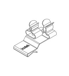 PFK2-A/SKL 12 EMC shield clamp(2x), plate thickness 1.5-2mm