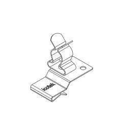 PFK2-A/SKL 40 EMC shield clamp(2x), plate thickness 1.5-2mm