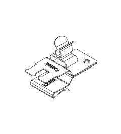 PFKZ2-A/SKL 20 EMC shield clamp(2x), plate thickness 1.5-2mm