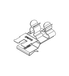 PFKZ2-A/SKL 31 EMC shield clamp(2x), plate thickness 1.5-2mm