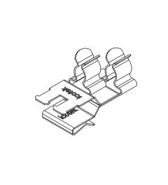 PFKZ2-A/SKL 33 EMC shield clamp(2x), plate thickness 1.5-2mm
