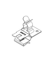 PFKZ2-A/SKL 40 EMC shield clamp(2x), plate thickness 1.5-2mm