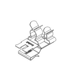 PFKZ2-A/SKL 42 EMC shield clamp(2x), plate thickness 1.5-2mm