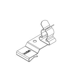 PFK2-B/SKL 04 EMC shield clamp(2x), plate thickness 2-3mm