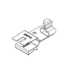PFKZ2-B/SKL 01 EMC shield clamp(2x), plate thickness 2-3mm