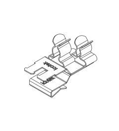 PFKZ2-B/SKL 32 EMC shield clamp(2x), plate thickness 2-3mm