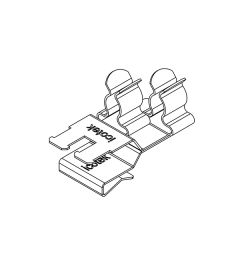 PFKZ2-B/SKL 33 EMC shield clamp(2x), plate thickness 2-3mm
