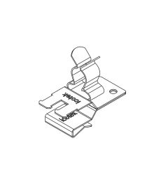 PFKZ2-B/SKL 40 EMC shield clamp(2x), plate thickness 2-3mm