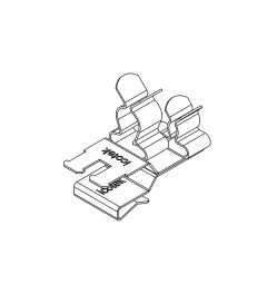 PFKZ2-B/SKL 42 EMC shield clamp(2x), plate thickness 2-3mm