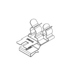 PFKZ2-B/SKL 43 EMC shield clamp(2x), plate thickness 2-3mm