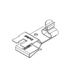 PFSZ2/SKL 01 EMC schermklem(2x) voor 10×3mm busbars