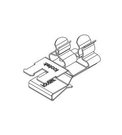 PFSZ2/SKL 12 EMC schermklem(2x) voor 10×3mm busbars