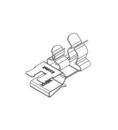 PFSZ2/SKL 14 EMC schermklem(2x) voor 10×3mm busbars