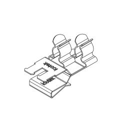 PFSZ2/SKL 33 EMC schermklem(2x) voor 10×3mm busbars