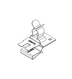 PFSZ2/SKL 40 EMC schermklem(2x) voor 10×3mm busbars