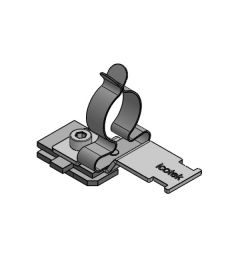 SC/LFZ/SKL 17-22 mm EMC schermklem voor 30mm DIN-rails(C)