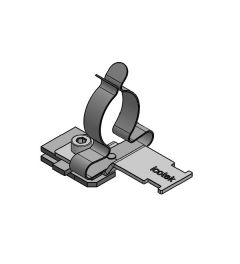 SC/LFZ/SKL 22-30 mm EMC schermklem voor 30mm DIN-rails(C)