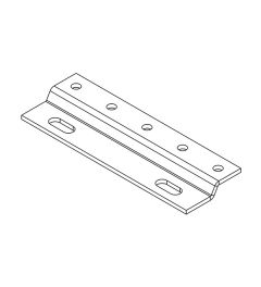 RLF EMC multi-shield clamp for 5 SKL, screw mounting M4