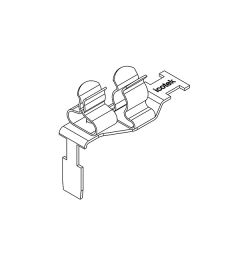 STFZ2 - SP 13 EMC shield clamp(2x) for bus modules