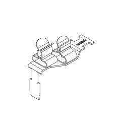 STFZ2 - SP 21 EMC shield clamp(2x) for bus modules