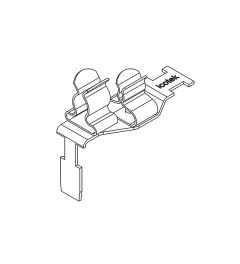 STFZ2 - SP 31 EMC shield clamp(2x) for bus modules