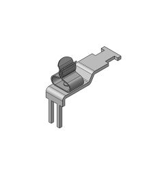 STFZ-U/SKL 1.5-3 mm EMC shield clamp for bus modules