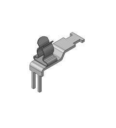 STFZ-U/SKL 6-8 mm EMC shield clamp for bus modules