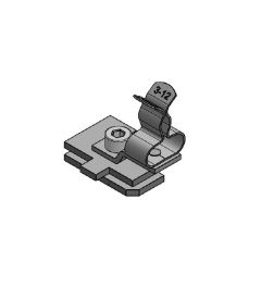 SC/LF/MSKL 3-12 mm EMC schermklem voor 30mm DIN-rails(C)