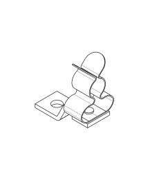 LF/MSKL 3-12 mm EMC schermklem, schroefmontage M4