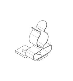 LF/MSKL 8-18 mm EMC schermklem, schroefmontage M4