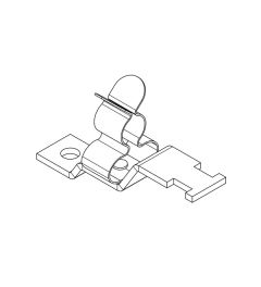 LFZ-M/MSKL 3-12 mm EMC schermklem, schroefmontage M4
