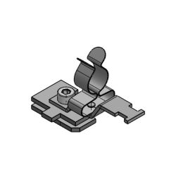 SC/LFZ-M/MSKL 8-18 mm EMC shield clamp for 30mm C-rail